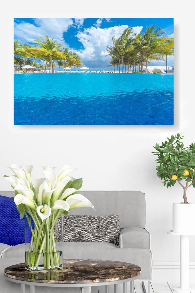 Blue Infinity Pool Paradise & Palms