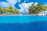 cool blue     cool     palm trees     deep blue     infinity pool     white sand     water     Wall Art     waiting room     sunset     sugar sand     sandy beach     sand     prints     Office     ocean     colorful     Canvas     boats     boat     blue sky     blue skies     blue     beach     art