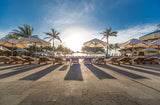 Poolside Beach Chairs in Paradise