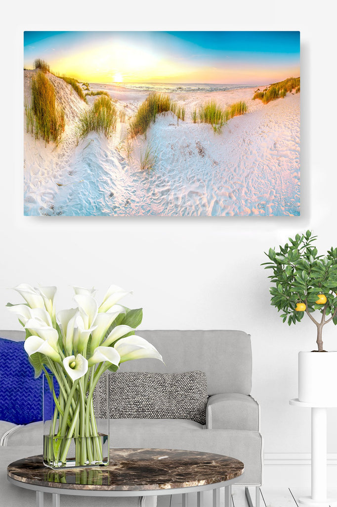 Softy Sand Wide Beach Sunrise