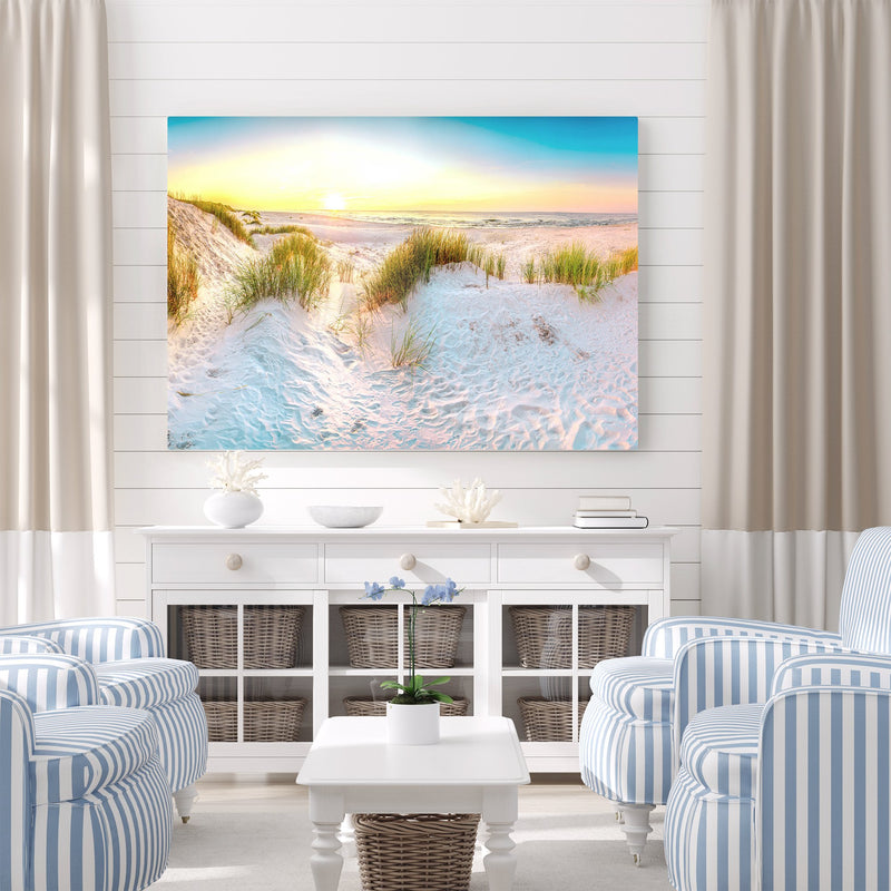 Softy Sand Wide Beach Sunrise