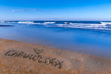 Love Cadiology Beach & Sandwriting
