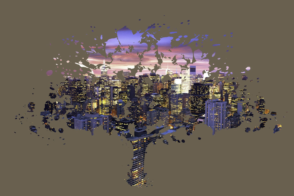 tan,      Wall Art     waiting room     vibrant     urban     tree     skyline     On White     office art     Office     night time     night     modern     metal print     metal     legal     law     justice is blind     justice     icons     faces     cutout     colorful     city skyline     city     canvas print     Canvas     bright     big city     balance icon     art     airy