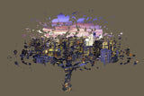 tan,      Wall Art     waiting room     vibrant     urban     tree     skyline     On White     office art     Office     night time     night     modern     metal print     metal     legal     law     justice is blind     justice     icons     faces     cutout     colorful     city skyline     city     canvas print     Canvas     bright     big city     balance icon     art     airy