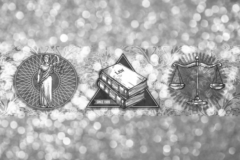 silver, grey, black and white,      metal print     canvas print     gallery wrap     lawyer     shiny     shimmering     Wall Art     waiting room     sparkling     Office     metal     law icons     law     justice     icons     Canvas     bright     Blue     beach     balance     art