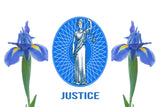 Blue Iris & Justice is Blind