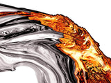 Silver Metal, Modern Molten Liquid in Sleek Contemporary Abstract (Part 2)