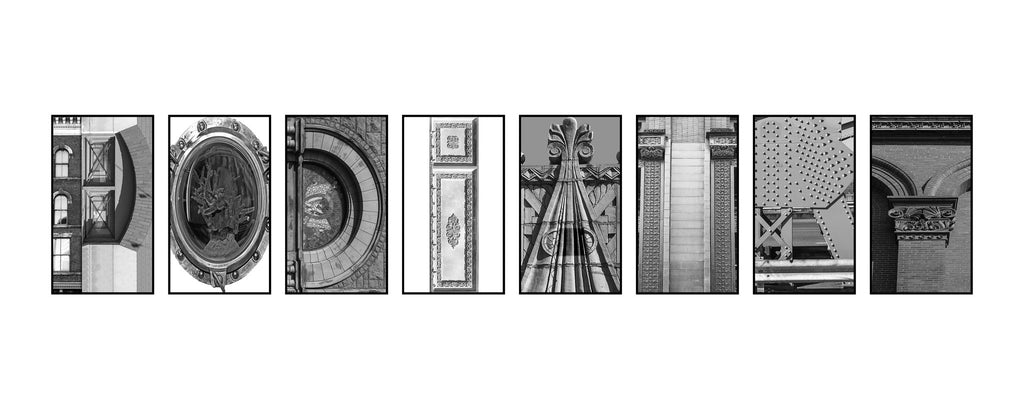 Podiatry Photo Letter Word Art Print - 8" x 20"