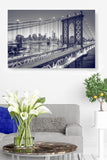 Manhattan Bridge Alive at Night - New York City