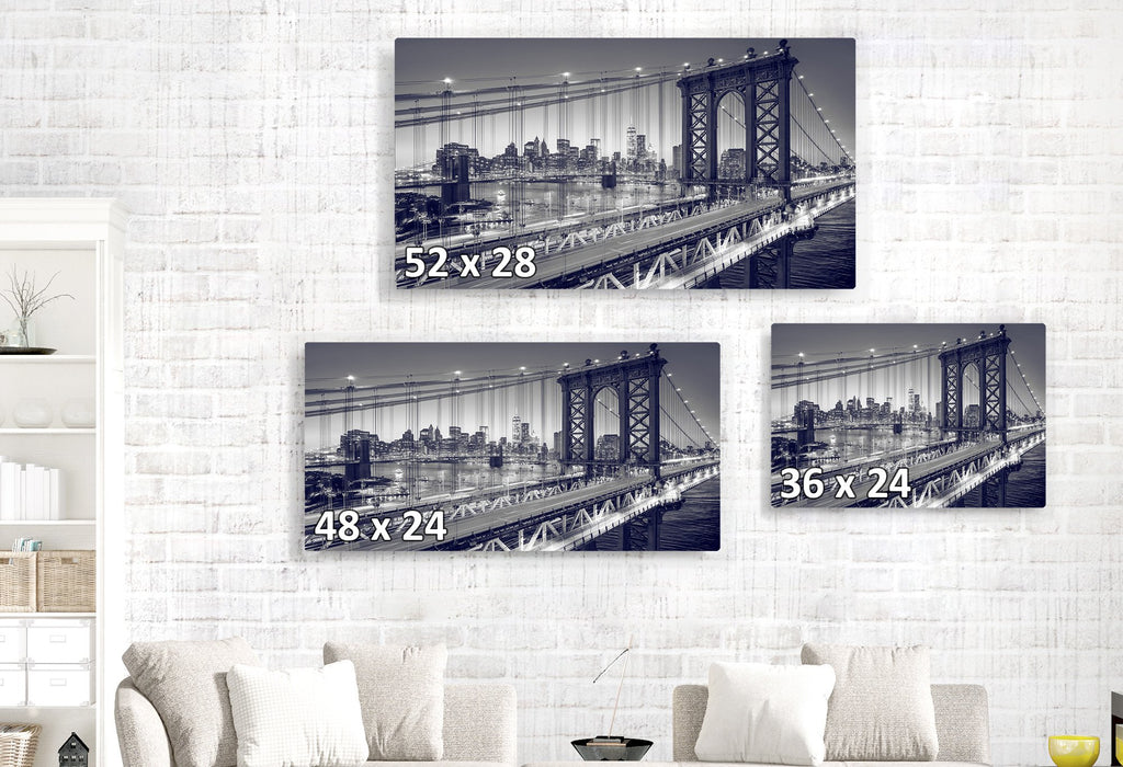 Manhattan Bridge Alive at Night - New York City