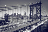 Manhattan Bridge Alive at Night - New York City