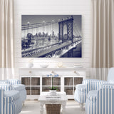 Manhattan Bridge Alive at Night - New York City