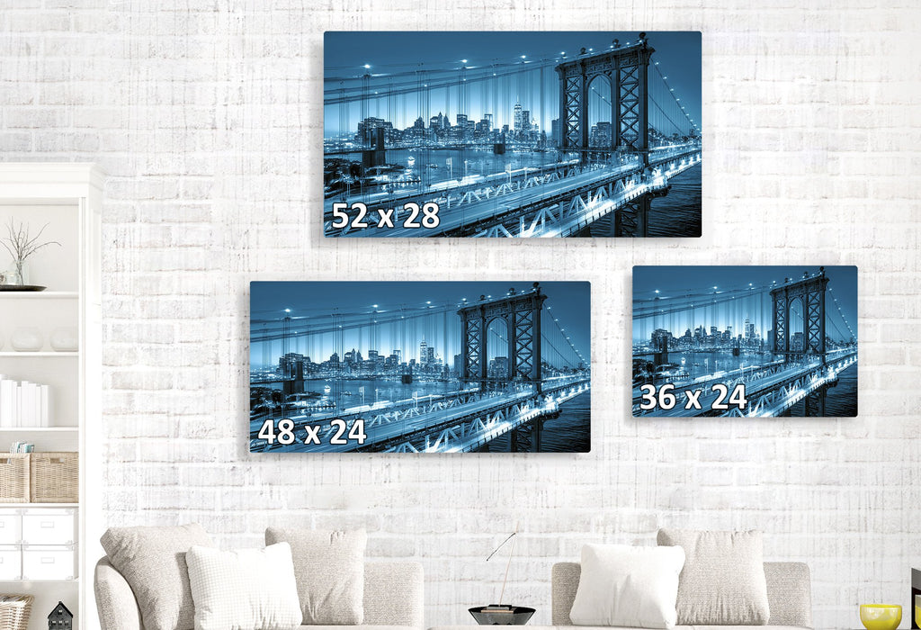 Manhattan Bridge Alive at Night - New York City