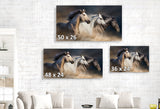Horses Running in the Wind
