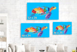 Cute Colorful Sea Turtle