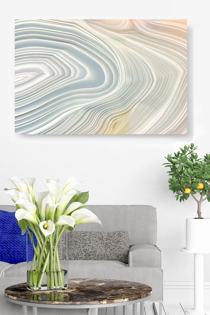 Natural Neutral Tone Agate Stone in Abstract Style (Part One)