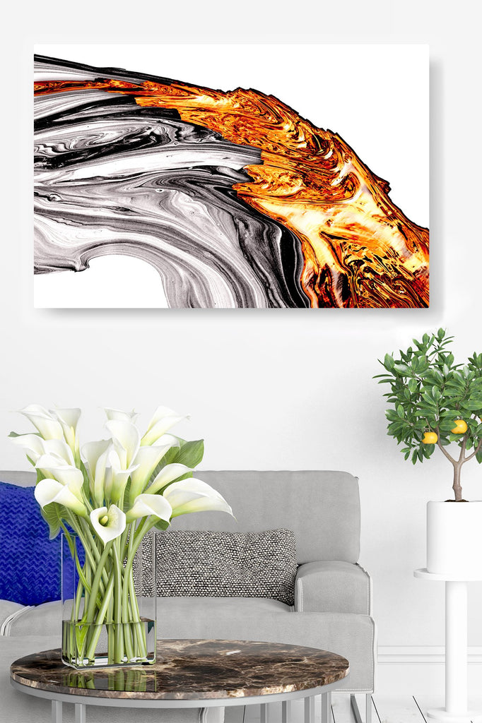 Silver Metal, Modern Molten Liquid in Sleek Contemporary Abstract (Part 2)