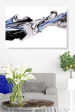 Silver Metal, Modern Molten Liquid in Sleek Contemporary Abstract