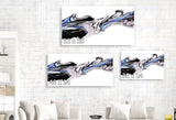 Silver Metal, Modern Molten Liquid in Sleek Contemporary Abstract