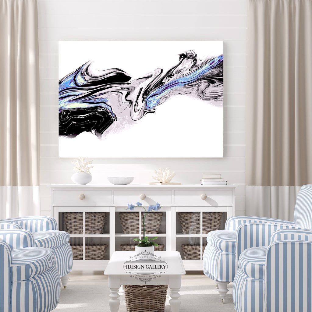 Silver Metal, Modern Molten Liquid in Sleek Contemporary Abstract