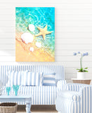 Relax with Starfish and Shells at the Beach