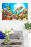 Underseas for My Wall Please, Canvas Wall Aquarium