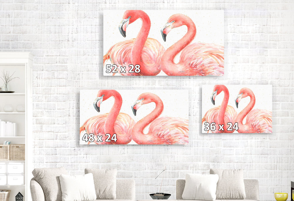 Pink Profile Pair Flamingo's