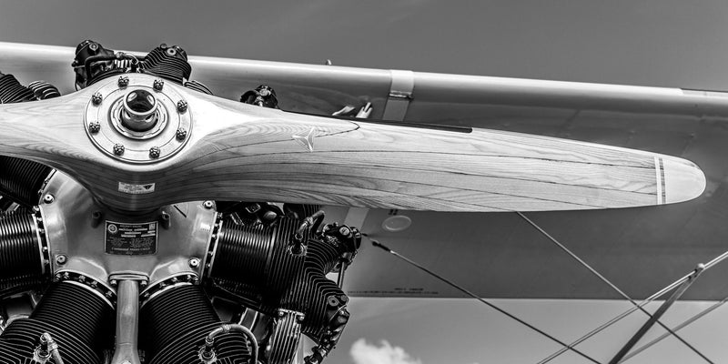 Vintage Propeller in Black & White