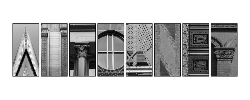 Attorney Photo Letter Word Art Print - 8" x 20"