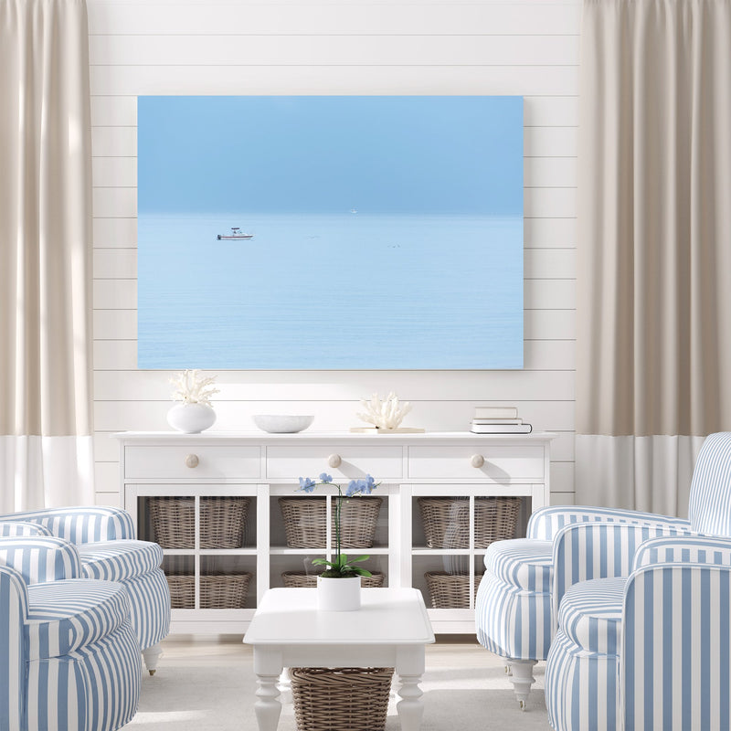 Cool & Misty Ocean Blue