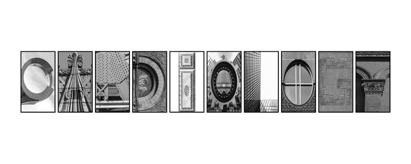 Cardiology Photo Letter Word Art Print - 8" x 20"