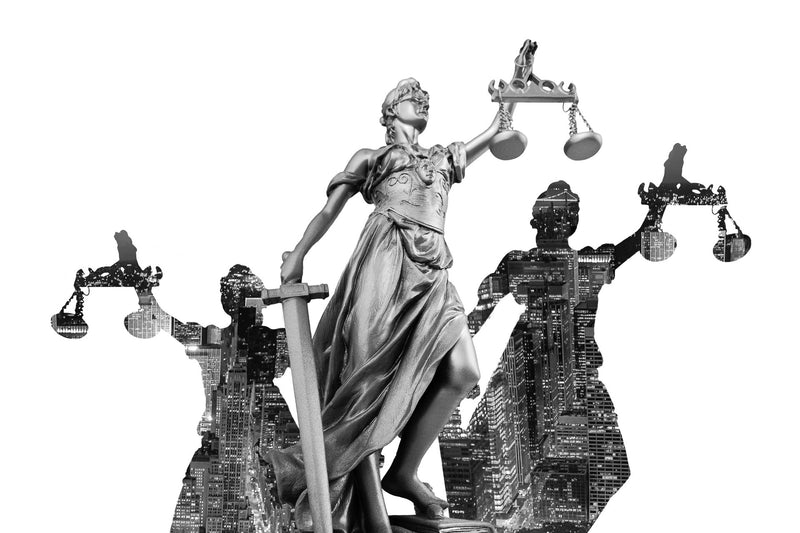  Wall Art waiting room vibrant urban tree statue skyline scales of justice prints On White office art Office night time night modern metal print metal legal balance legal law justice is blind justice icons faces cutout colorful city skyline city canvas print Canvas bright Blue big city beach balance icon art airy