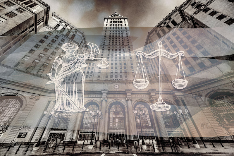 tower city, downtown, law office art, sepia, icons,      tower city     Wall Art     waiting room     sparkling     Office     metal     law icons     law     justice     icons     Canvas     bright     Blue     beach     balance     art