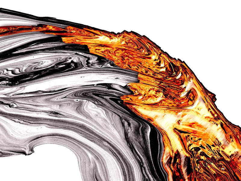 Silver Metal, Modern Molten Liquid in Sleek Contemporary Abstract (Part 2)