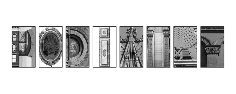 Podiatry Photo Letter Word Art Print - 8" x 20"