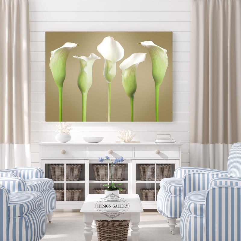 Calla Lillie's at Attention