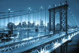 Manhattan Bridge Alive at Night - New York City