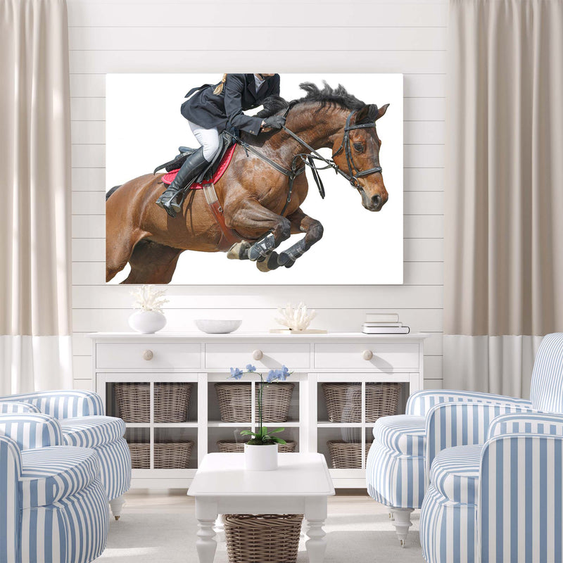 Horse Jumper from Right