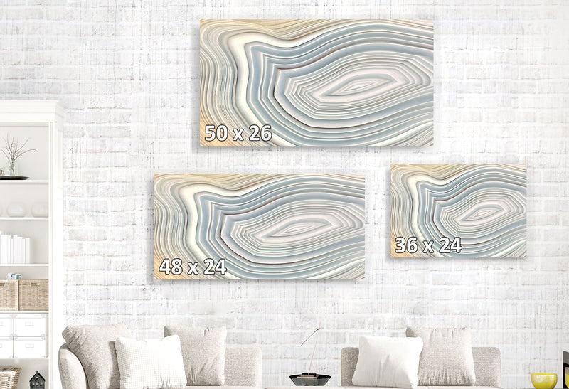 Natural Neutral Tone Agate Stone in Abstract Style (Part Two)