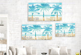 Beachscape Palms with Chair