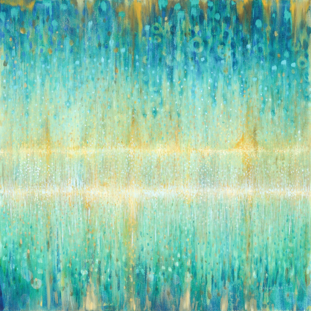 Rain Blue Abstract