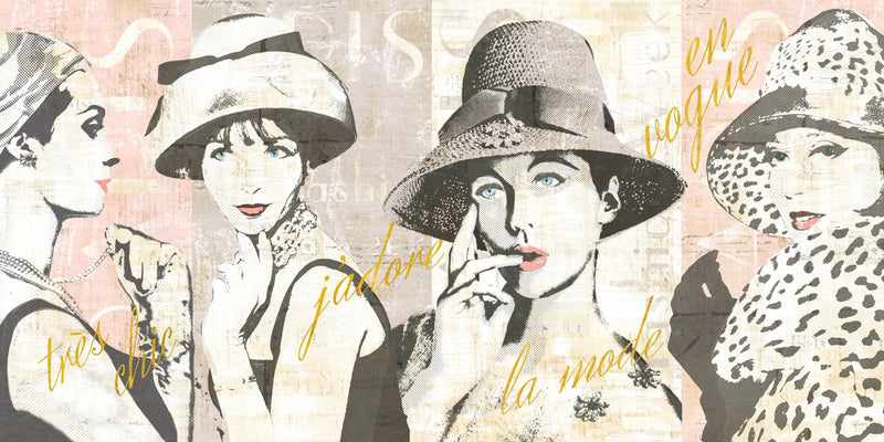Fashion Week - Paris Halftone, Vintage